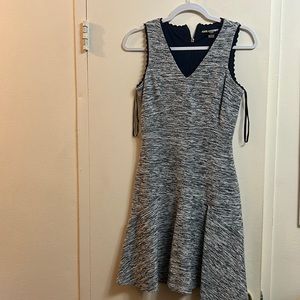 Karl Lagerfeld Navy Tweed Dress